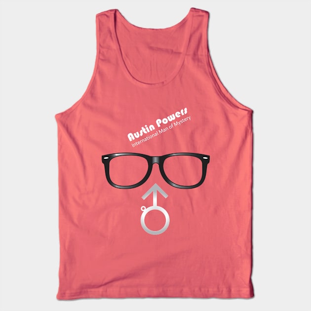 Austin Powers International Man of Mystery - Alternative Movie Poster Tank Top by MoviePosterBoy